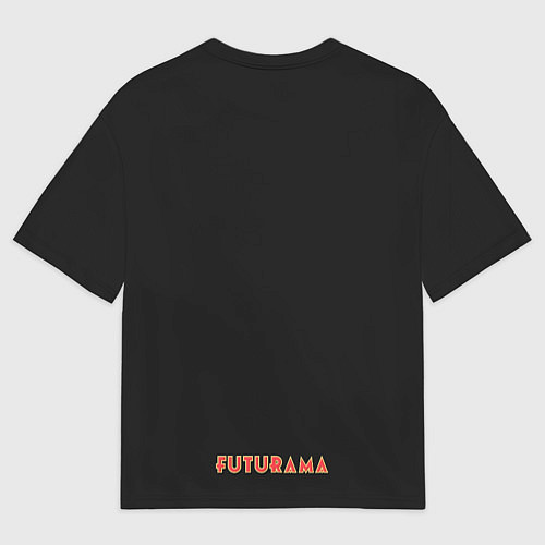 Мужская футболка оверсайз Кайдзю Бендер / 3D-принт – фото 2