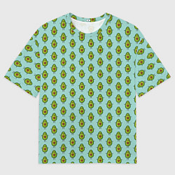 Футболка оверсайз мужская Авокадики, цвет: 3D-принт
