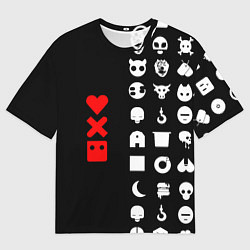 Футболка оверсайз мужская Любовь, смерть и роботы, цвет: 3D-принт