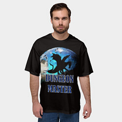 Футболка оверсайз мужская Dungeon Master, цвет: 3D-принт — фото 2
