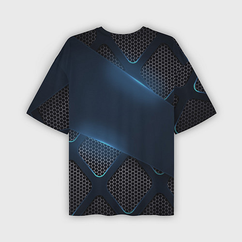 Мужская футболка оверсайз MERCEDES BENZ 3D Geometry 3Д / 3D-принт – фото 2