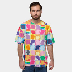 Футболка оверсайз мужская Команда пони, цвет: 3D-принт — фото 2