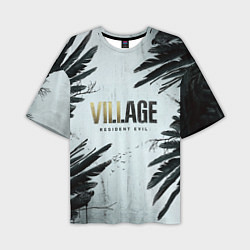 Мужская футболка оверсайз Resident Evil Village Crow