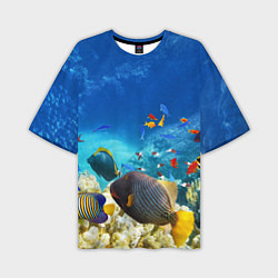 Мужская футболка оверсайз Морской мир