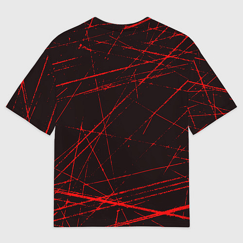 Мужская футболка оверсайз Literature Club Нацуки / 3D-принт – фото 2