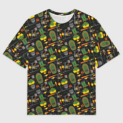 Футболка оверсайз мужская Время порыбачить, цвет: 3D-принт