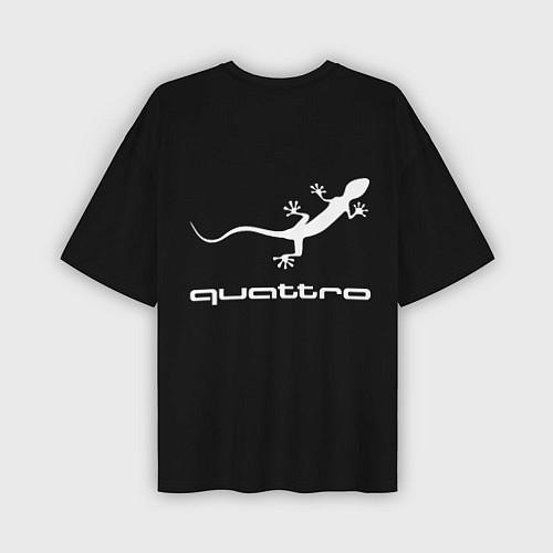 Мужская футболка оверсайз AUDI АУДИ QUATTRO с Z / 3D-принт – фото 2
