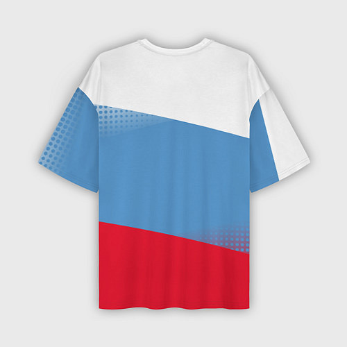 Мужская футболка оверсайз Русский хоккей / 3D-принт – фото 2