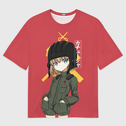 Мужская футболка оверсайз Катюша