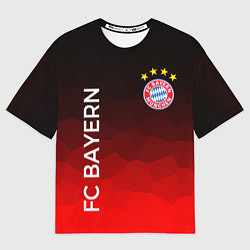 Футболка оверсайз мужская ФК БАВАРИЯ BAYERN МЮНХЕН, цвет: 3D-принт