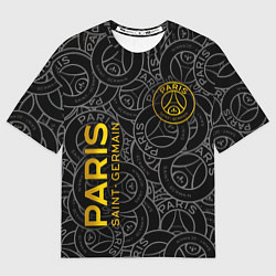 Футболка оверсайз мужская ФК ПСЖ PARIS SAINT GERMAIN, цвет: 3D-принт