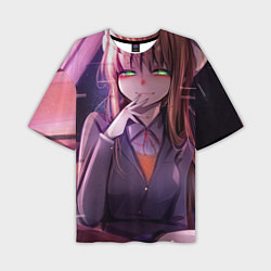 Мужская футболка оверсайз Monika Doki Doki