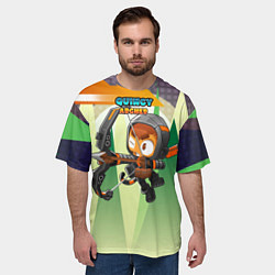 Футболка оверсайз мужская BTD6 Quincy, цвет: 3D-принт — фото 2