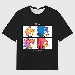 Мужская футболка оверсайз Ringz band