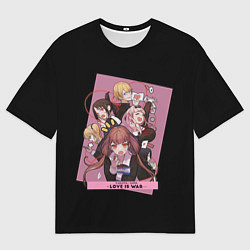 Мужская футболка оверсайз Kaguya Sama Госпожа Кагуя