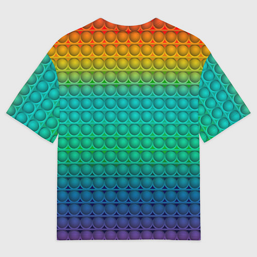 Мужская футболка оверсайз POP IT СИМПЛ ДИМПЛ / 3D-принт – фото 2