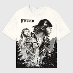 Мужская футболка оверсайз Days Gone