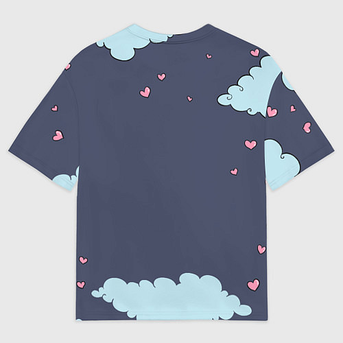 Мужская футболка оверсайз Сонный ленивец / 3D-принт – фото 2