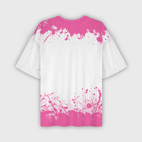 Мужская футболка оверсайз Девушки и танки Pink Z / 3D-принт – фото 2