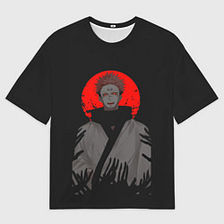 Мужская футболка оверсайз Sukuna Sunset