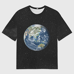 Мужская футболка оверсайз ПланеТа ЗемЛя