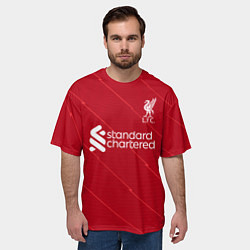 Футболка оверсайз мужская Жота Ливерпуль форма 20212022, цвет: 3D-принт — фото 2