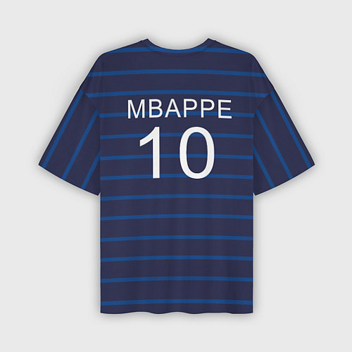 Мужская футболка оверсайз Mbappe Франция / 3D-принт – фото 2