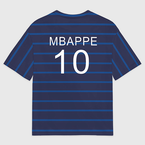 Мужская футболка оверсайз Mbappe Франция / 3D-принт – фото 2
