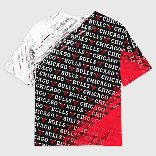 Мужская футболка оверсайз CHICAGO BULLS 6 / 3D-принт – фото 2