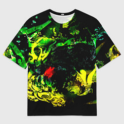 Футболка оверсайз мужская ACID DRAGON, цвет: 3D-принт