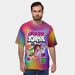 Футболка оверсайз мужская Friday Night Funkin, цвет: 3D-принт — фото 2