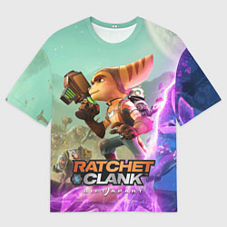 Футболка оверсайз мужская Ratchet & Clank: Rift Apart, цвет: 3D-принт
