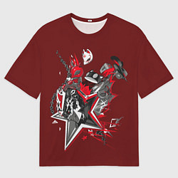 Мужская футболка оверсайз Mask of Ren