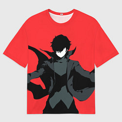 Футболка оверсайз мужская Чёрный Рэн, цвет: 3D-принт