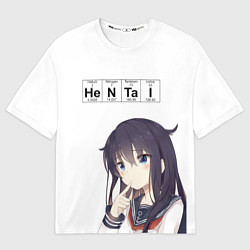Футболка оверсайз мужская Хентай, цвет: 3D-принт