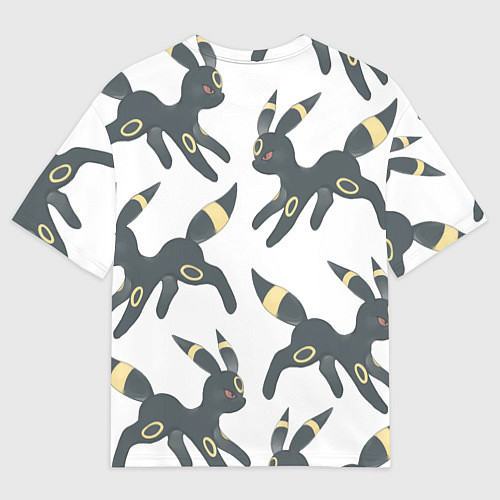 Мужская футболка оверсайз Покемон Амбреон / 3D-принт – фото 2