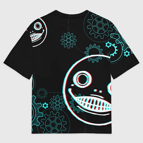 Мужская футболка оверсайз Nier: Automata / 3D-принт – фото 2