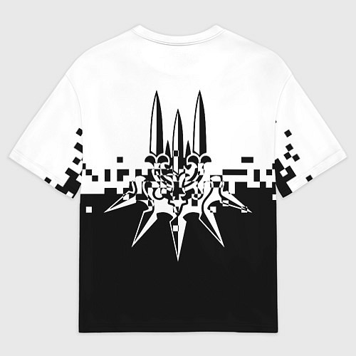 Мужская футболка оверсайз YoRHa, Nier: Automata / 3D-принт – фото 2