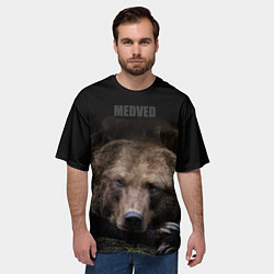 Футболка оверсайз мужская Русский MEDVED, цвет: 3D-принт — фото 2