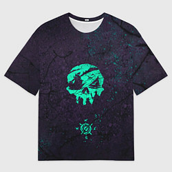 Мужская футболка оверсайз Пиратский знак