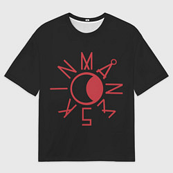 Футболка оверсайз мужская Maneskin Logo, цвет: 3D-принт