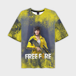Футболка оверсайз мужская GARENA FREEFIRE БАТЛГРАУНД Z, цвет: 3D-принт
