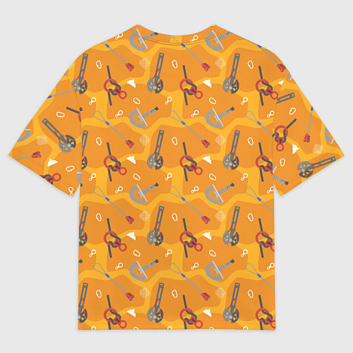 Мужская футболка оверсайз Снаряжение Альпиниста / 3D-принт – фото 2