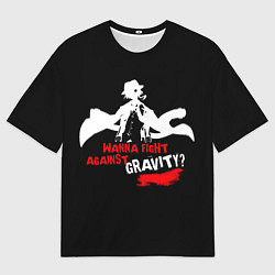 Футболка оверсайз мужская Чуя Накахара бродячие псы, цвет: 3D-принт