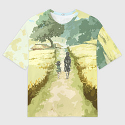 Мужская футболка оверсайз ХЯККИМАРУ И ДОРОРО