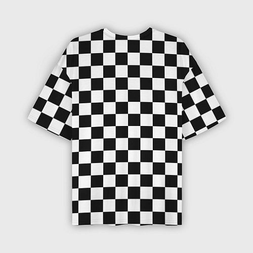 Мужская футболка оверсайз Шахматист / 3D-принт – фото 2