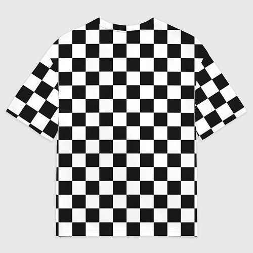 Мужская футболка оверсайз Шахматист / 3D-принт – фото 2