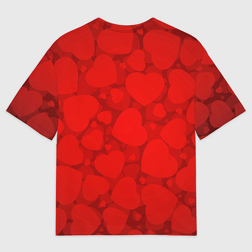 Мужская футболка оверсайз Поклонница Леонтьева / 3D-принт – фото 2