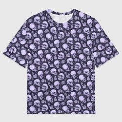 Мужская футболка оверсайз Черепа