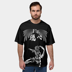Футболка оверсайз мужская FLY ХИНАТА, цвет: 3D-принт — фото 2